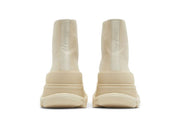 Alexander McQueen Tread Slick Boot Beige Leather