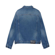 Palm Angels Track Denim Jacket Light Blue