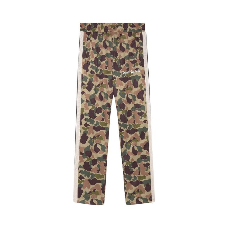 Palm Angels Camo Track Pants Military/White