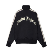 Palm Angels Curved Logo Track Jacket Black/White