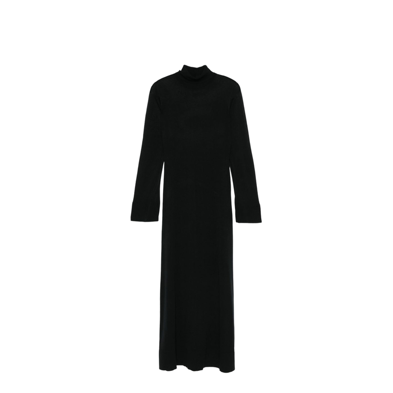 Black Roll Neck Dress