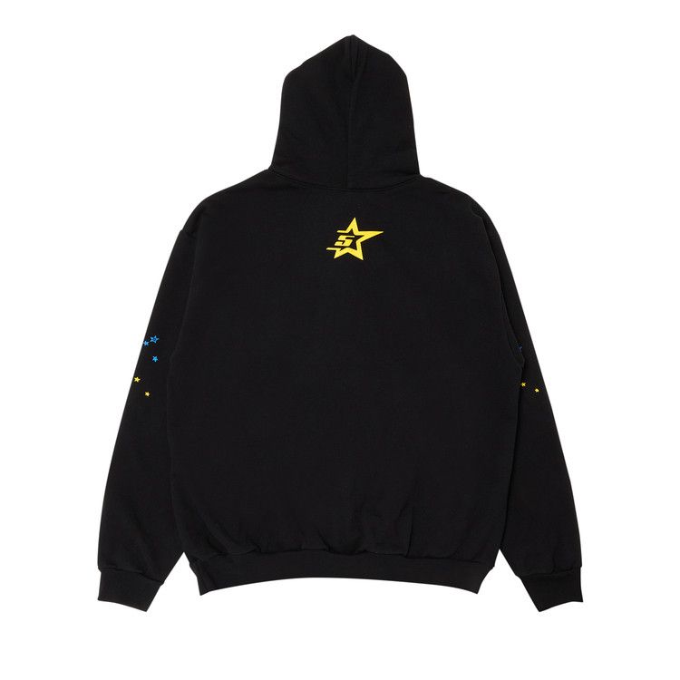 Sp5der P*nk Hoodie Black