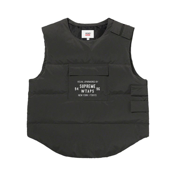 Supreme x WTAPS Tactical Down Vest Black