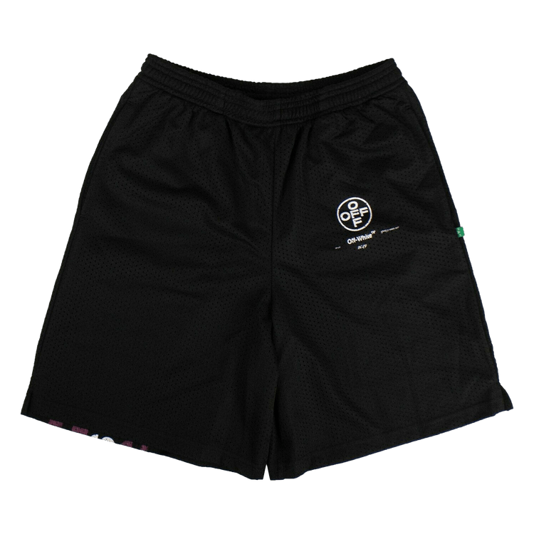 Off-White Mesh Track Shorts Black