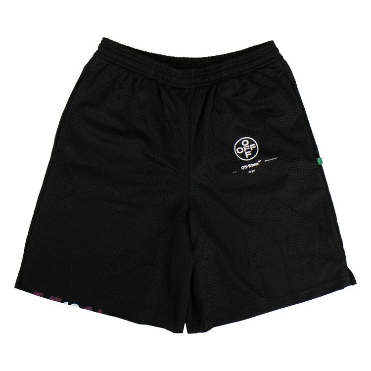 Off-White Mesh Track Shorts Black