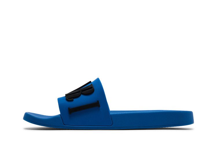 Amiri Rubber Classic Logo Pool Slide Blue