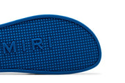Amiri Rubber Classic Logo Pool Slide Blue