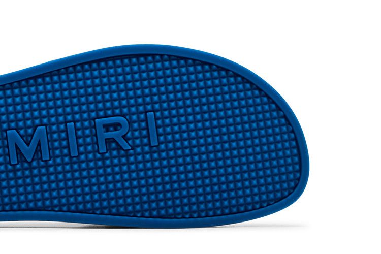 Amiri Rubber Classic Logo Pool Slide Blue