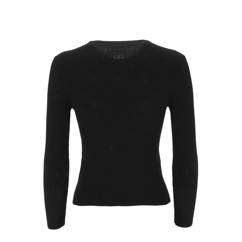 Open-Knit Wool Top