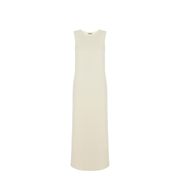 Ivory Wool Blend Dress