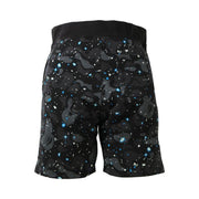 BAPE Space Camo Shark Sweat Shorts Black