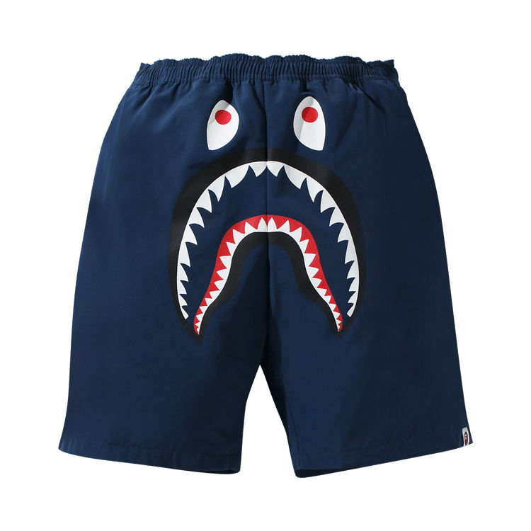 BAPE Shark Beach Shorts Navy