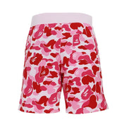BAPE Big ABC Camo Shark Sweat Shorts Pink