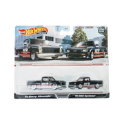 Hot Wheels Premium Car Culture 83 Chevy Silverado & 91 GMC Syclone 2-Pack