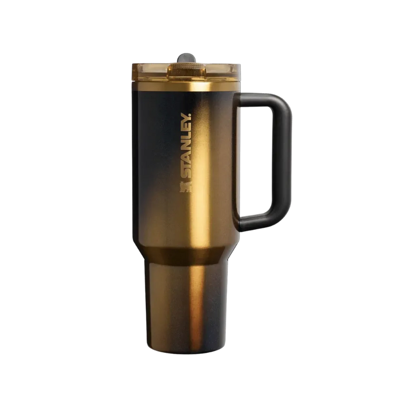 Stanley The Quencher ProTour Flip Straw Tumbler 40 OZ Black Honey