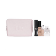 Dior Blooming Bouquet Pouch Set (EDT 0.2 fl oz (5 ml), Lip Maximizer, Foundation, Mascara)