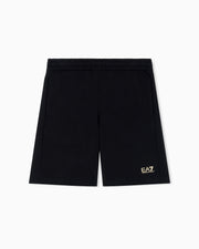 EA7 Side pocket shorts in cotton with drawstring Core Identity