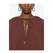 Cotton and Silk Blend Blouse
