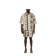 Shorts in Silk Multicolor