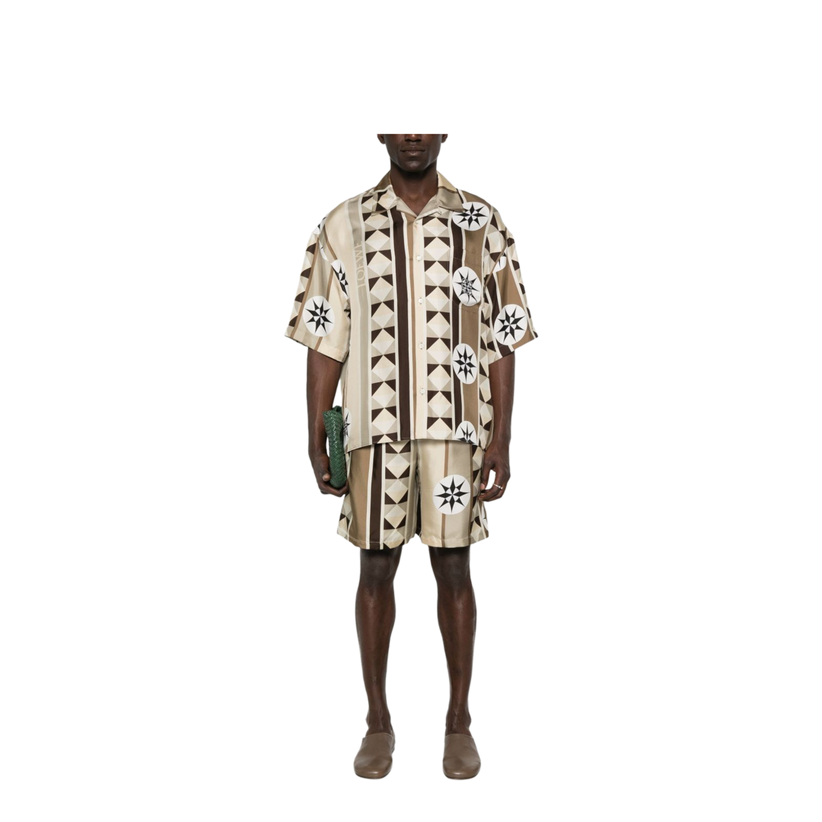Shorts in Silk Multicolor