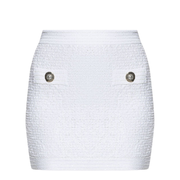 Shorts Tweed Skirt with Applications