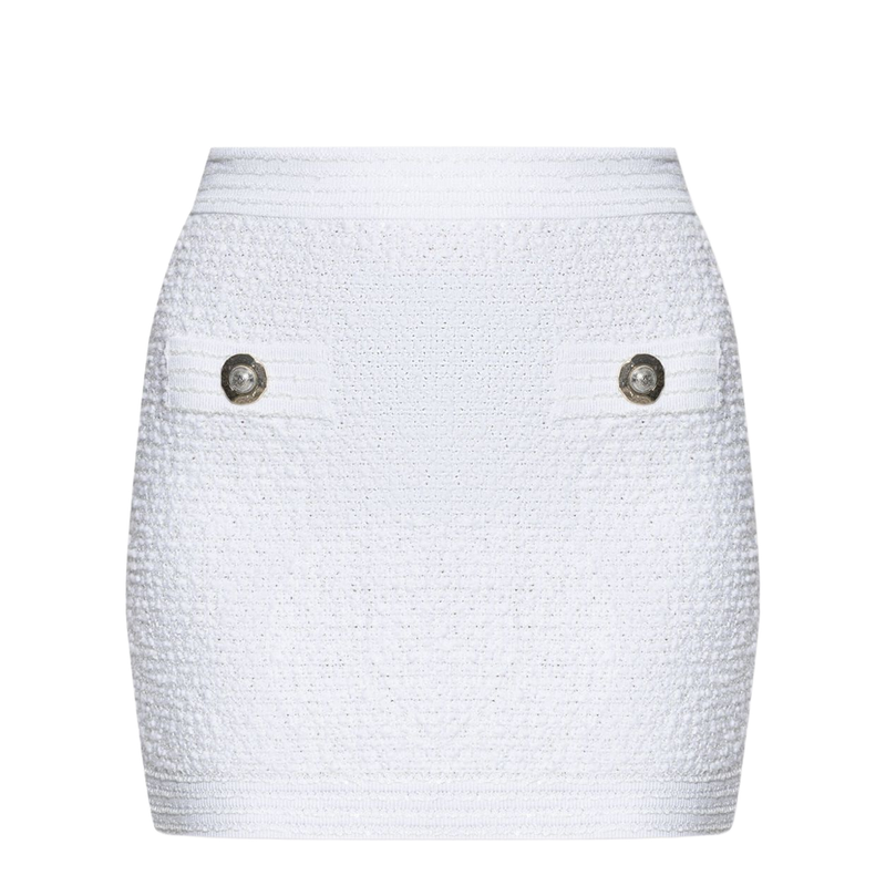Shorts Tweed Skirt with Applications