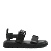 Buckle-Strap Fastening Pull-Tab Heel Shoes