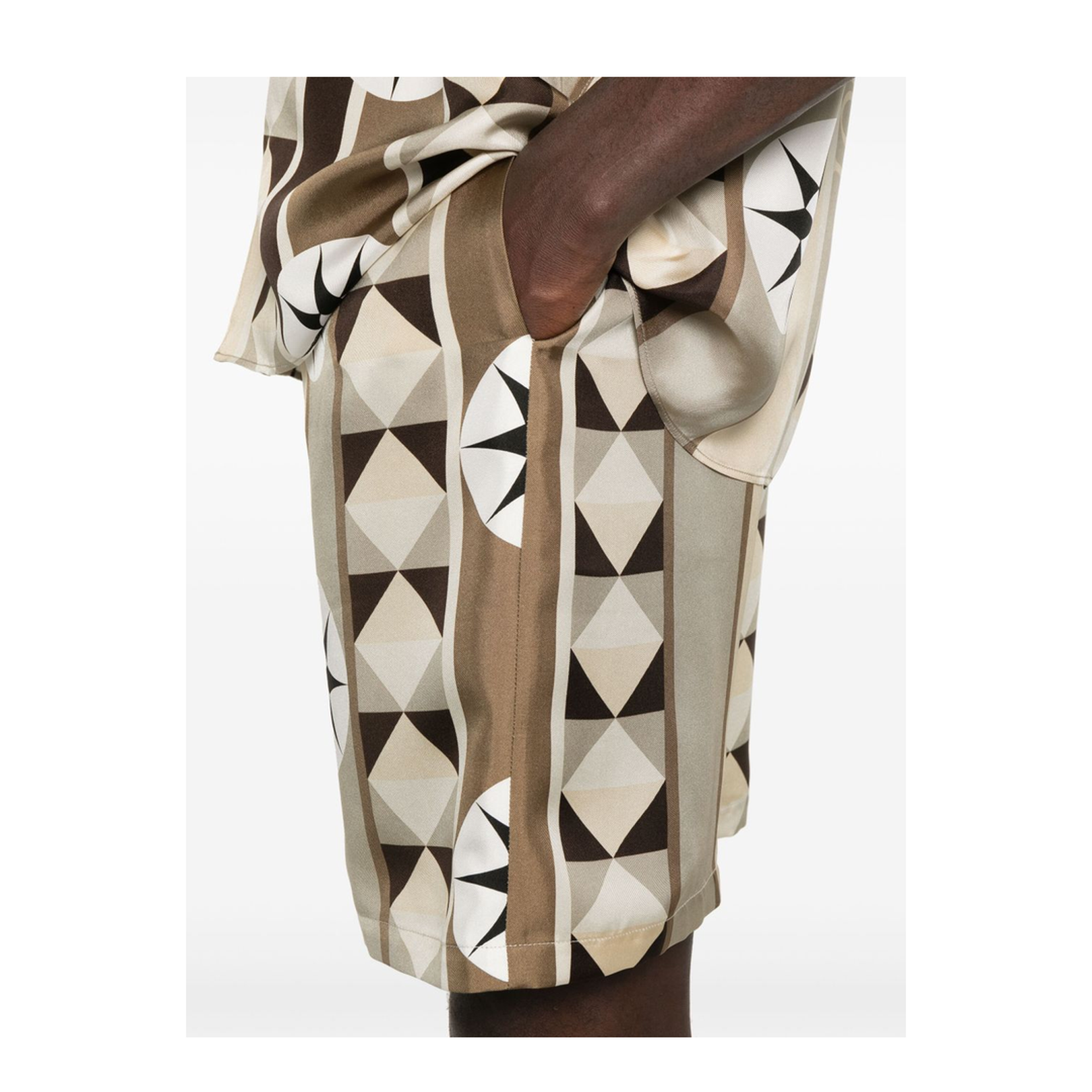 Shorts in Silk Multicolor