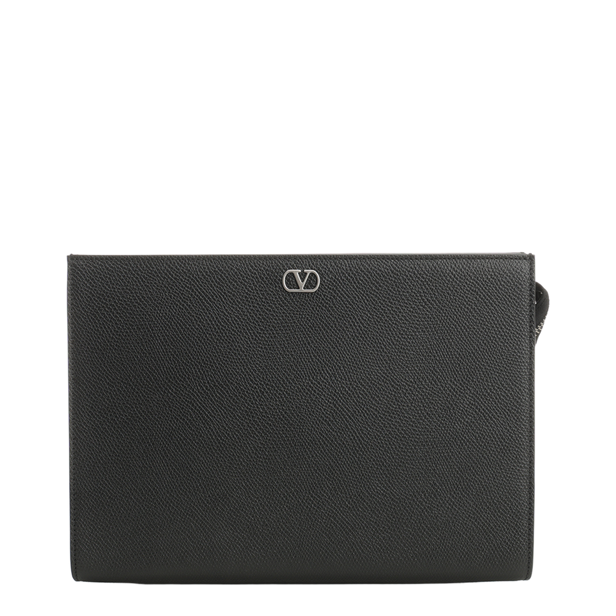 Grained Leather Pouch