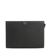 Grained Leather Pouch
