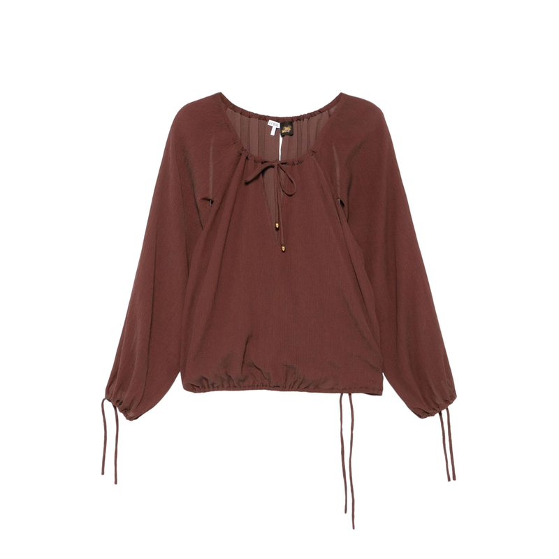 Cotton and Silk Blend Blouse