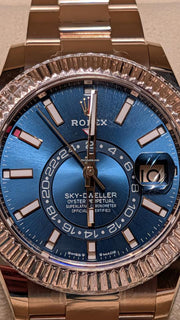 Rolex | Sky-Dweller | 336935 | 42 mm | Rose gold | Blue | Manual winding