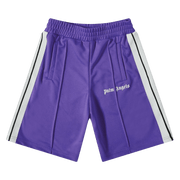 Palm Angels Classic Track Shorts Purple/White