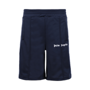 Palm Angels Classic Track Shorts Navy Blue/White