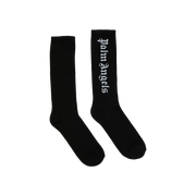 Palm Angels Classic Logo Socks Black/White