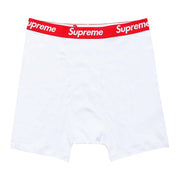 Supreme x Hanes Boxer Briefs (4 Pack) White