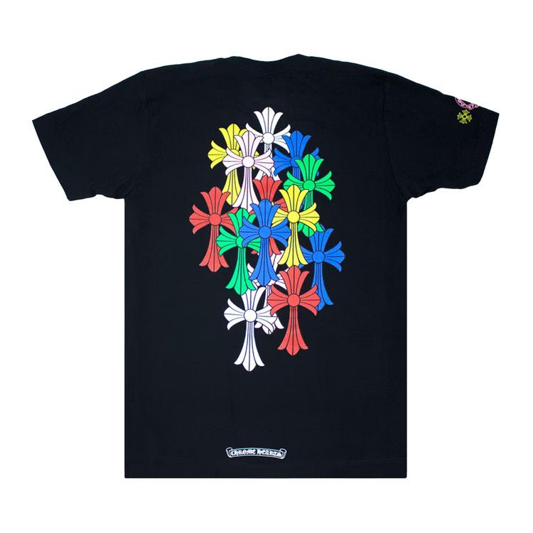 Chrome Hearts Cross Cemetery T-Shirt Black/Multicolor