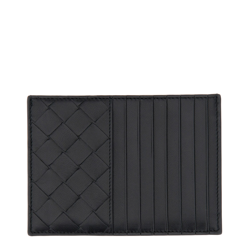 Intrecciato Card Case with Coin Case