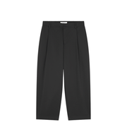 Cropped Pleated Chino Pants