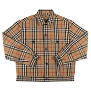 Supreme x Burberry Denim Trucker Jacket Beige