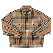 Supreme x Burberry Denim Trucker Jacket Beige