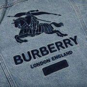 Supreme x Burberry Denim Trucker Jacket Washed Blue