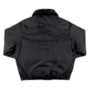 Supreme x Burberry Shearling Collar Down Puffer Jacket Black