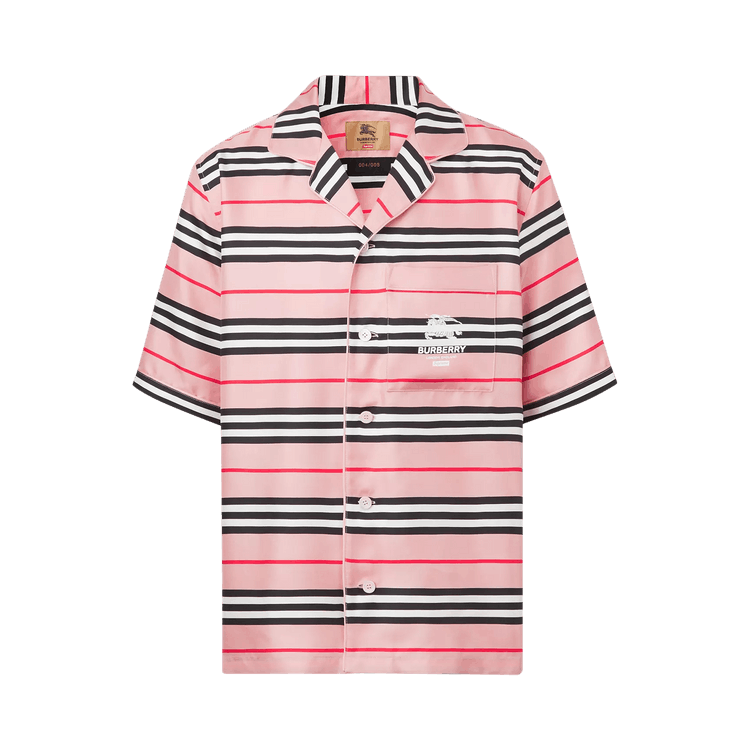 Supreme x Burberry Icon Stripe Silk Pyjama Shirt (Burberry Exclusive) Archive Beige