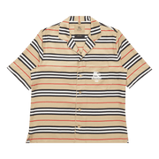 Supreme x Burberry Icon Stripe Silk Pyjama Shirt (Burberry Exclusive) Dusty Pink