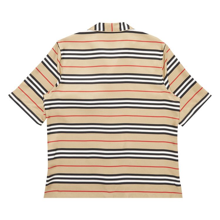 Supreme x Burberry Icon Stripe Silk Pyjama Shirt (Burberry Exclusive) Dusty Pink