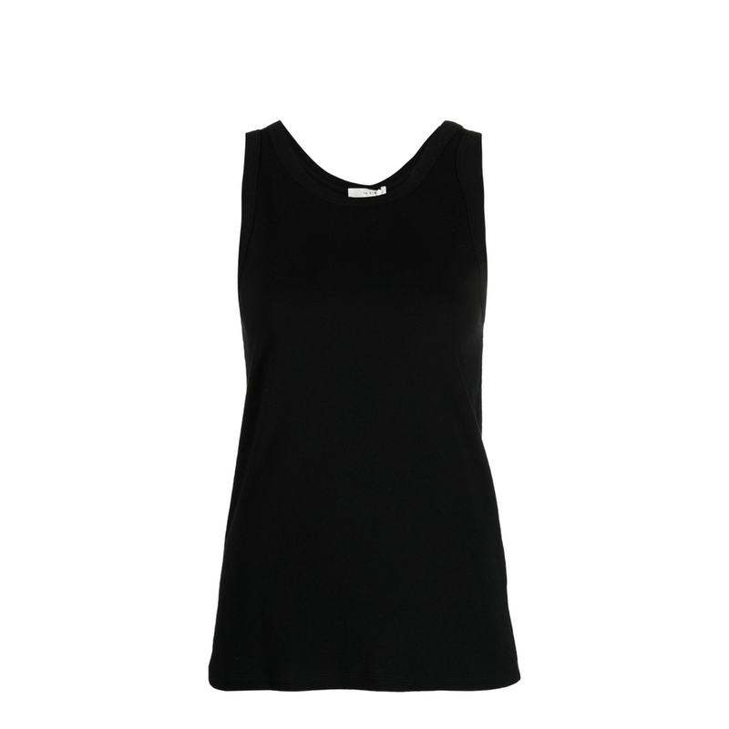 Frankie Tank Top Black in Organic Cotton