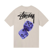 Stussy Fuzzy Dice T-Shirt Smoke