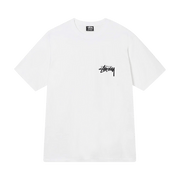 Stussy Fuzzy Dice T-Shirt White