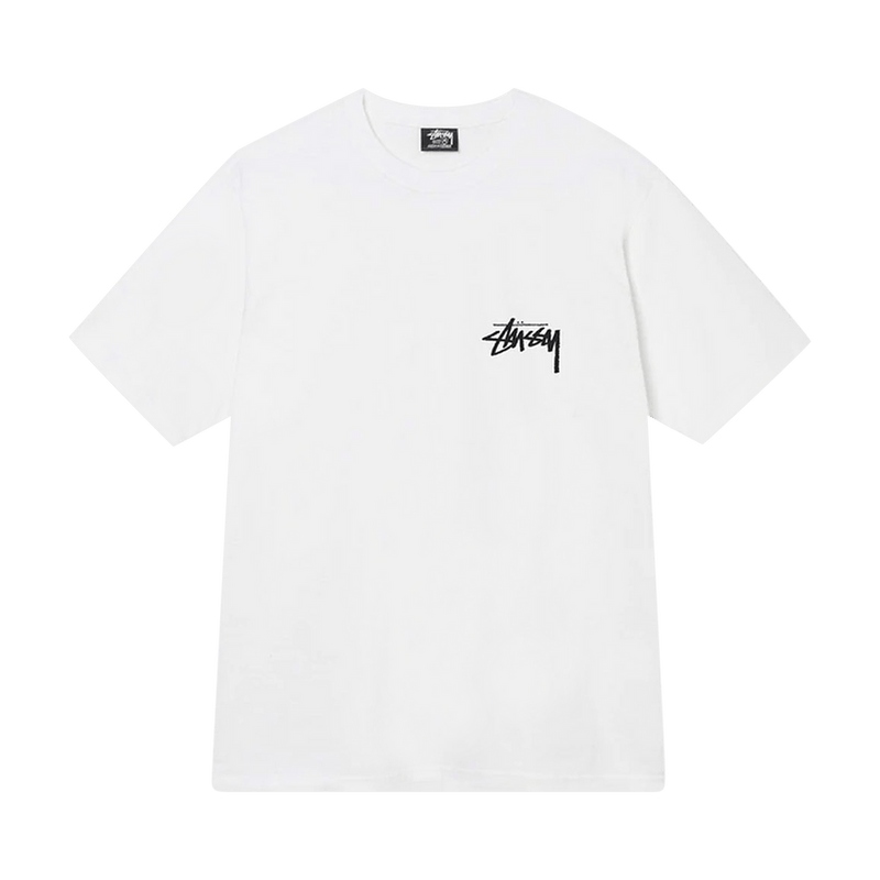 Stussy Fuzzy Dice T-Shirt White